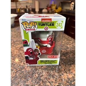 Funko Pop! 243 Teenage Mutant Ninja Turtles & Target Bullseye Dog in Ninja Mask
